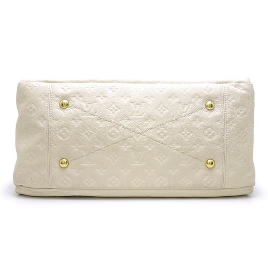 Louis Vuitton Artsy MM Shoulder Bag Emplant Neige