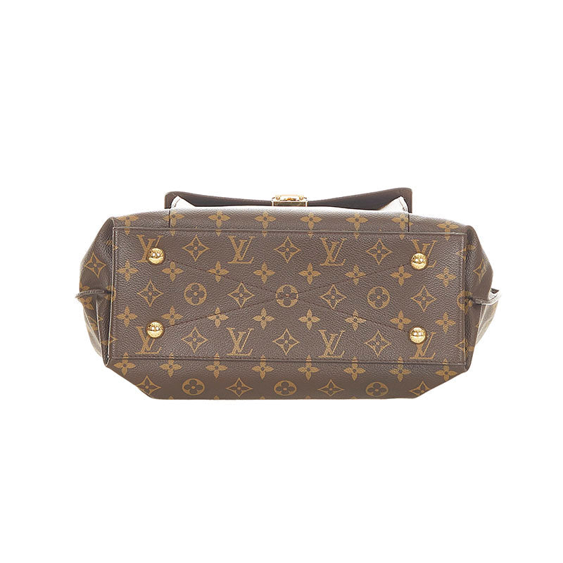 Louis Vuitton Monogram Metis Leather Handbag Brown
