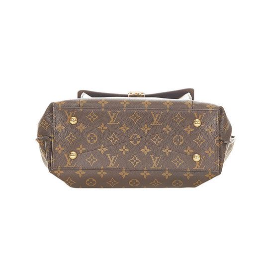 Louis Vuitton Monogram Metis Leather Handbag Brown