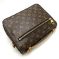 Louis Vuitton Monogram Pochette Metis MM Brown 2WAY Bag