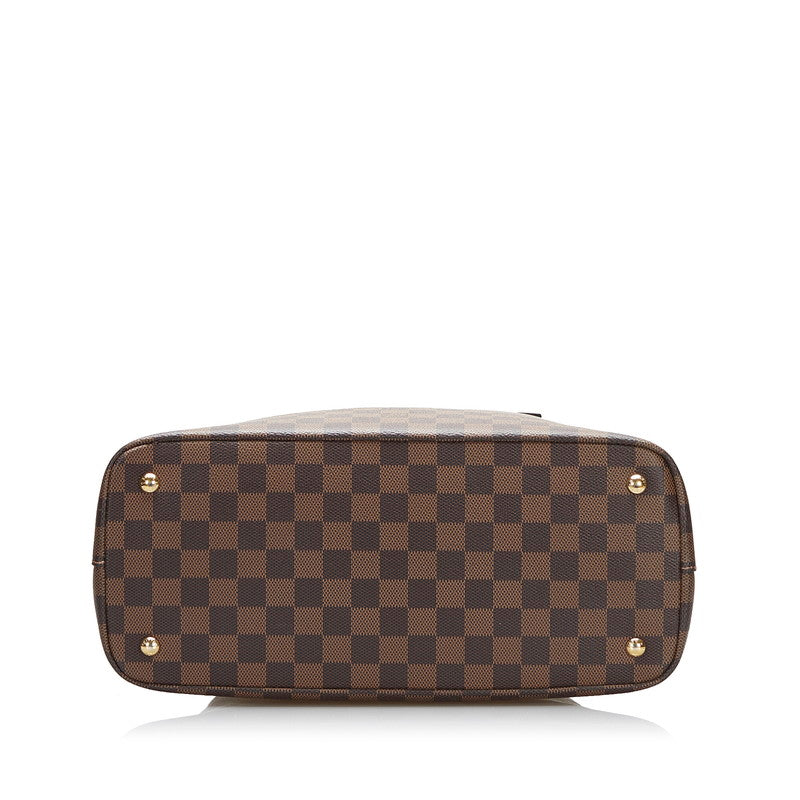 Louis Vuitton Damier Kensington Shoulder Bag 2way Ebene Brown