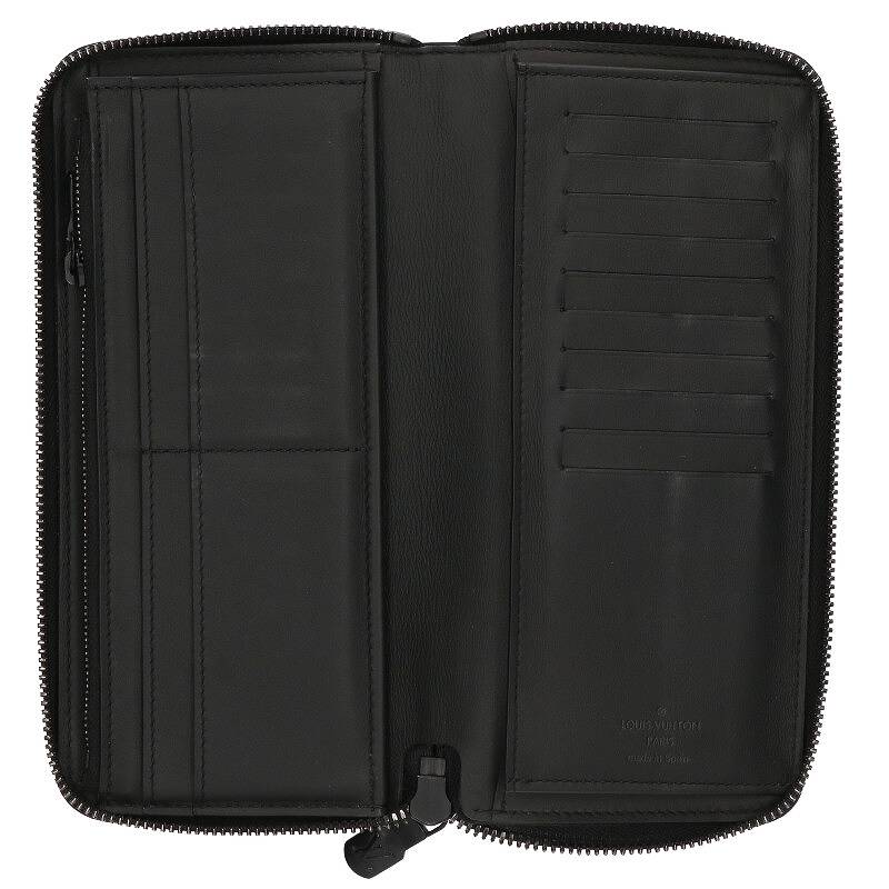 Louis Vuitton Vertical Monogram Shadow Wallet Black