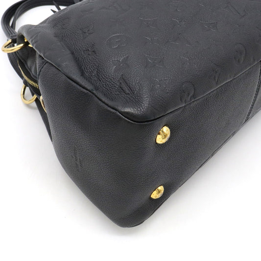 Louis Vuitton Monogram Implant Pontyu PM Shoulder Bag Noir Black