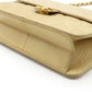 Chanel Matelasse Coco Mark Chain Semi-Shoulder Lambskin Beige Gold