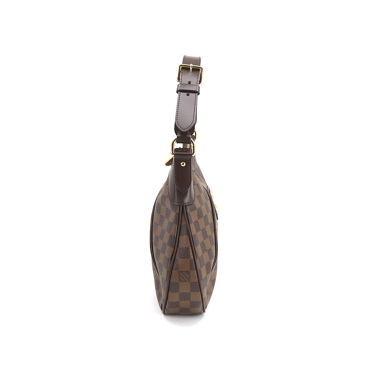 Louis Vuitton Damier Thames GM Shoulder Bag Ebene Gold Metal Fittings