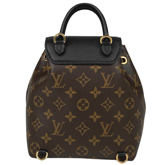 Louis Vuitton Montsouris NM BB Backpack Monogram Brown Black