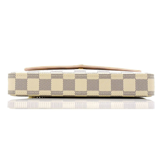 Louis Vuitton  Damier Azur Pochette Diagonal Hanging 2WAY
