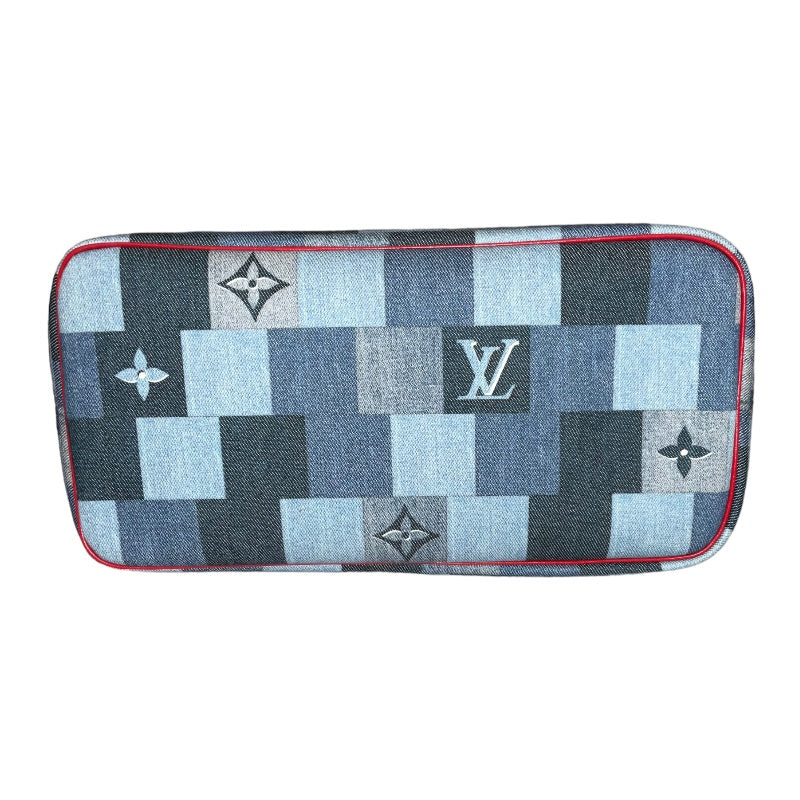 Louis Vuitton Neverfull MM  Blue Tote Bag