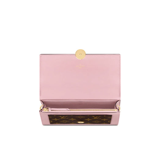 Louis Vuitton Portefeuil Flor Chain Monogram Mini Bag Shoulder Bag