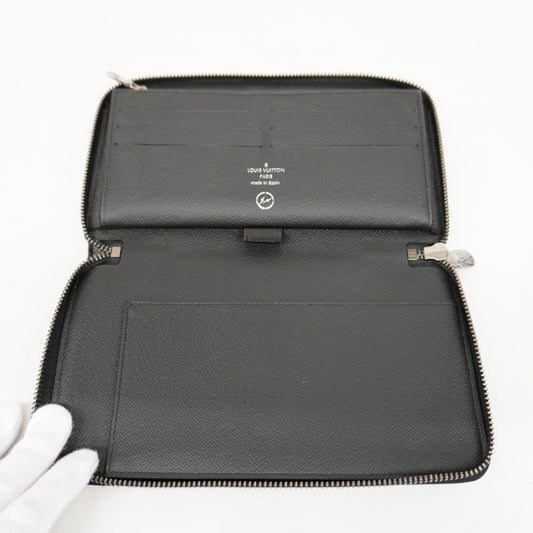 Louis Vuitton Bifold Long Wallet Monogram Eclipse Fragment Zippy Organizer