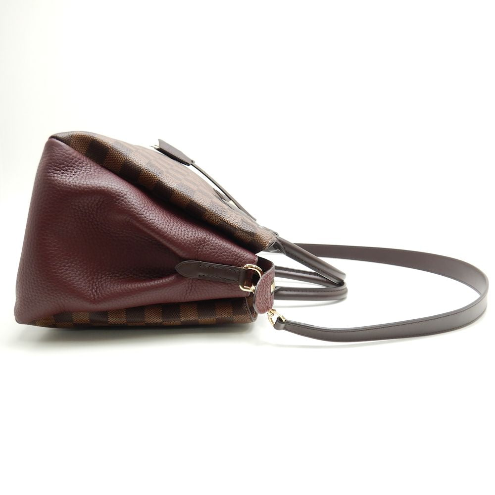 Louis Vuitton Damier Normandy Bordeaux 2WAY Bag Brown