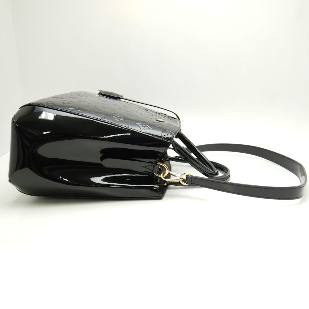 Louis Vuitton Vernis Montaigne MM Noir Black 2WAY Bag