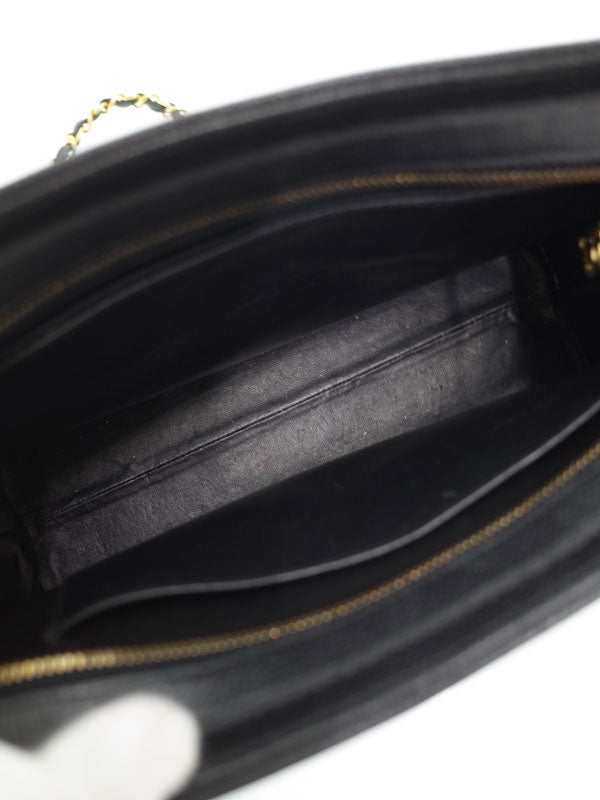 Chanel Matelasse Chain Shoulder Bag Black