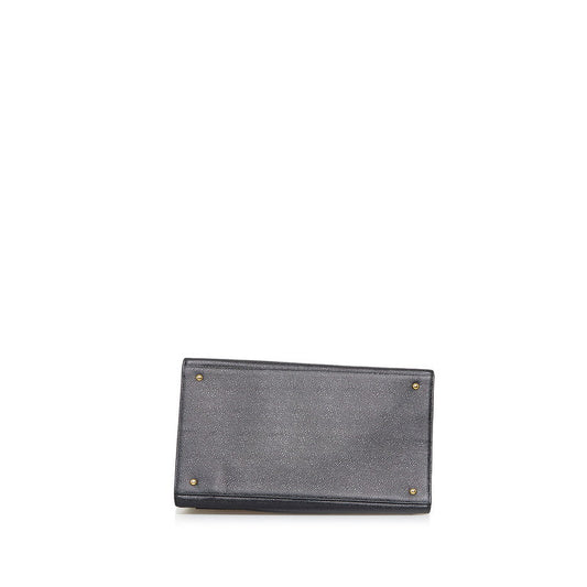 Chanel Coco Mark Tote Bag Shoulder Bag Black
