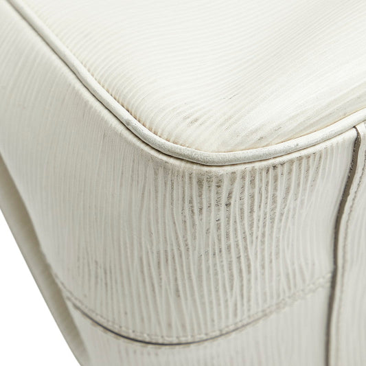 Louis Vuitton Epi Passy GM Tote Bag Yvoire White Leather