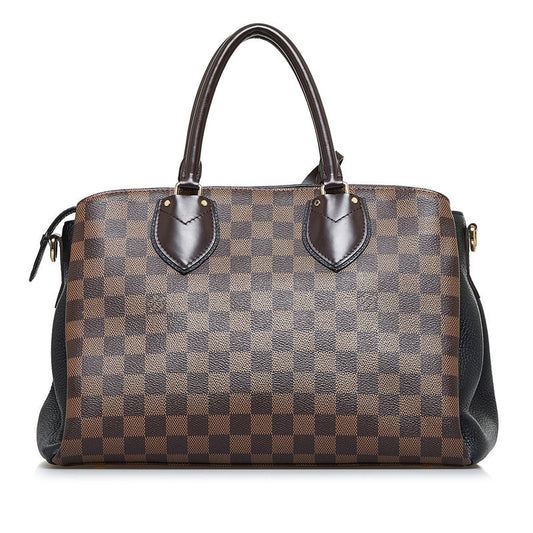 Louis Vuitton Damier Ebene Normandy Shoulder Bag Black