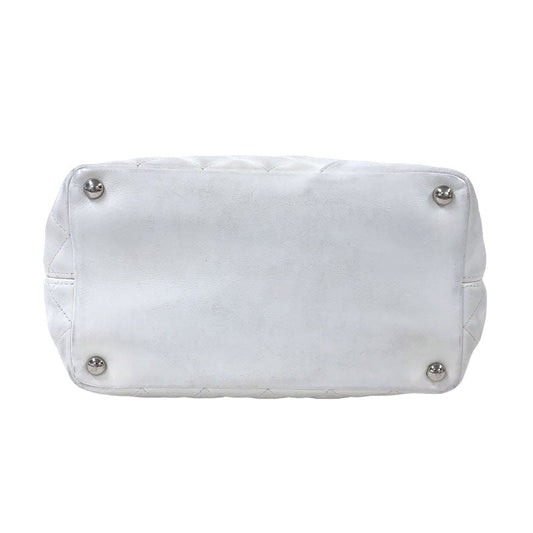 Chanel Cambon Line Medium Tote Bag White