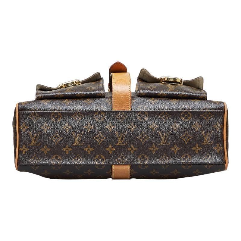 Louis Vuitton Monogram Manhattan GM Handbag Boston Bag Brown