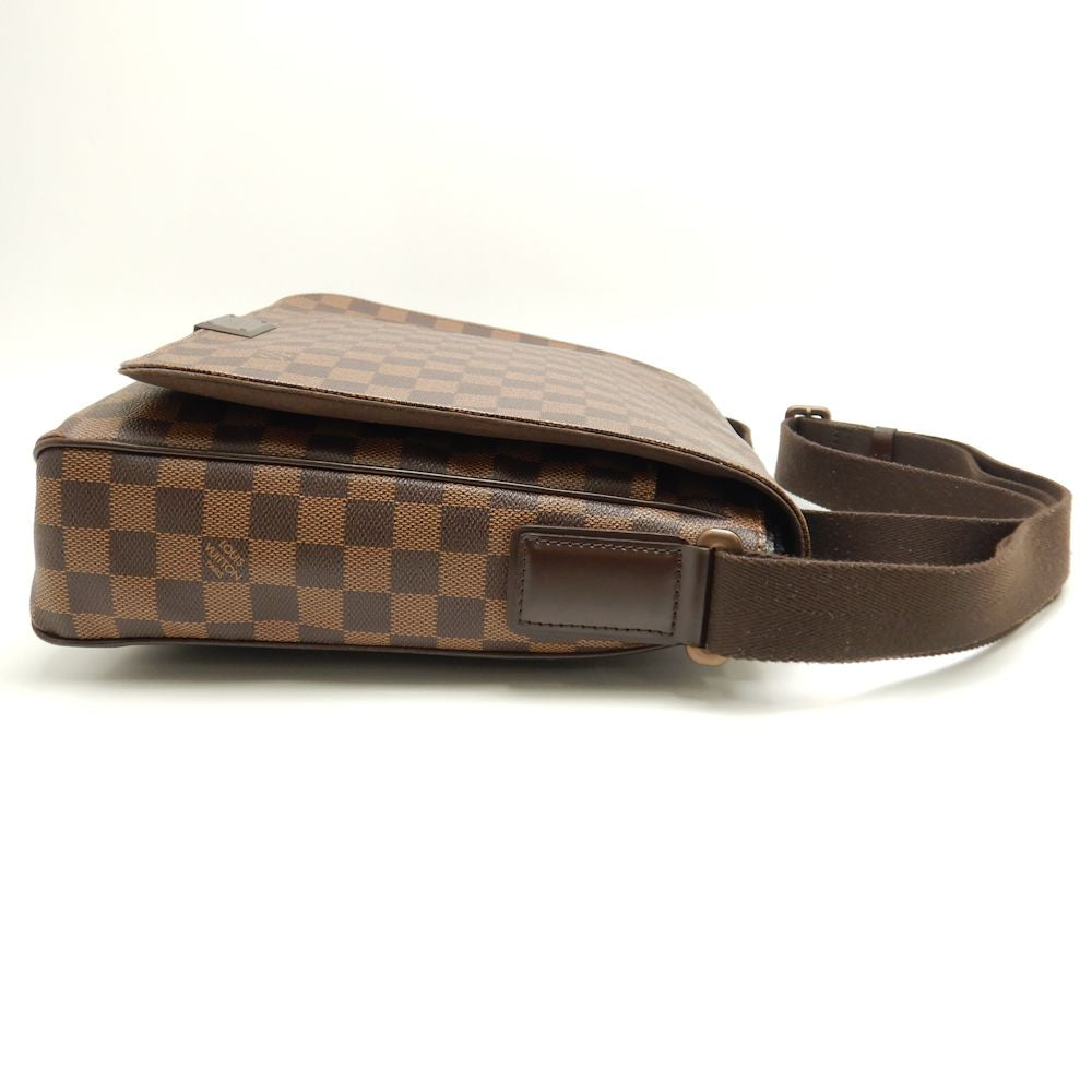 Louis Vuitton Damier Naviglio MM Ebene Diagonal Shoulder Brown