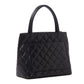 Chanel Caviar Quilted Medallion Tote Black