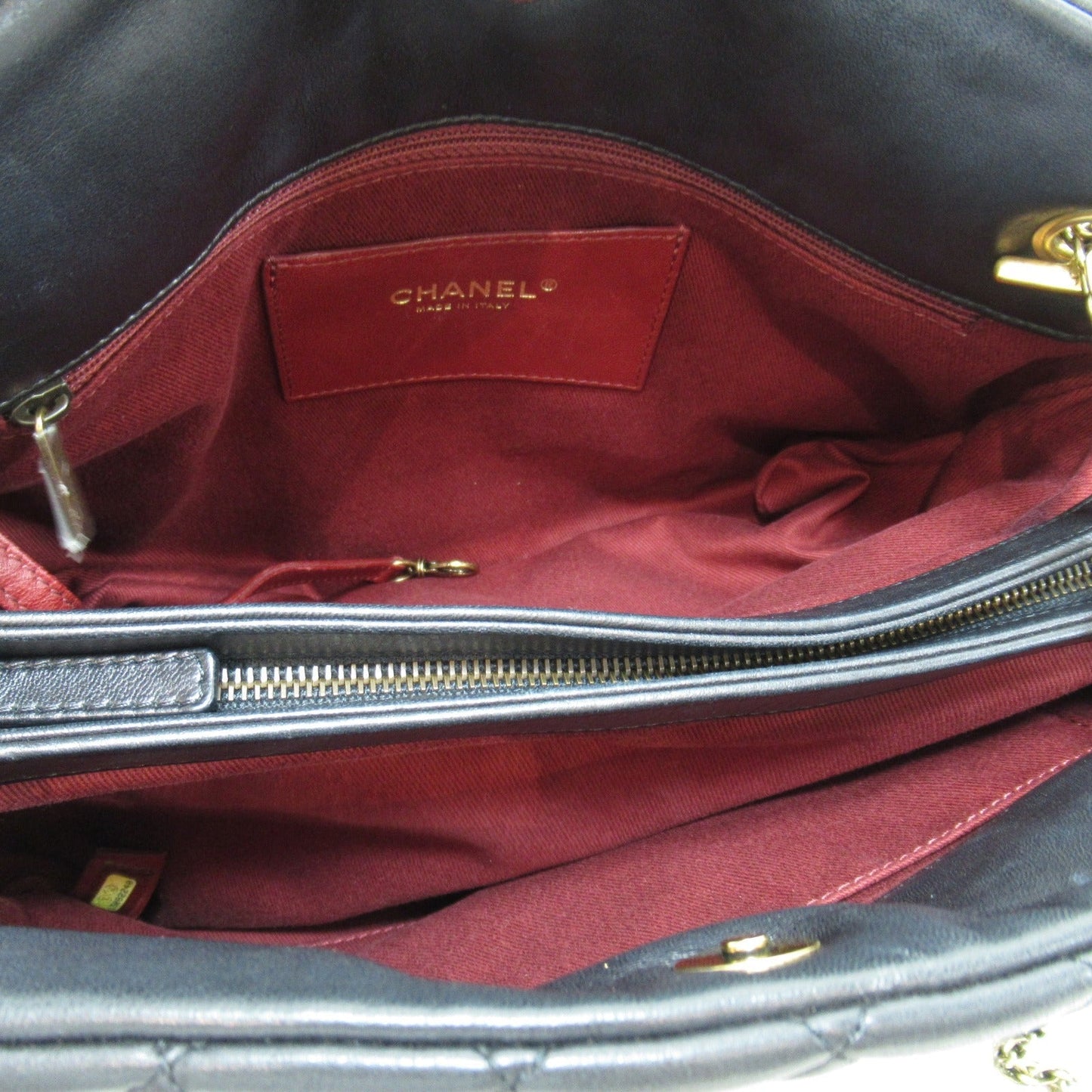 Chanel Mademoiselle Bowling Shoulder Bag Calf Black