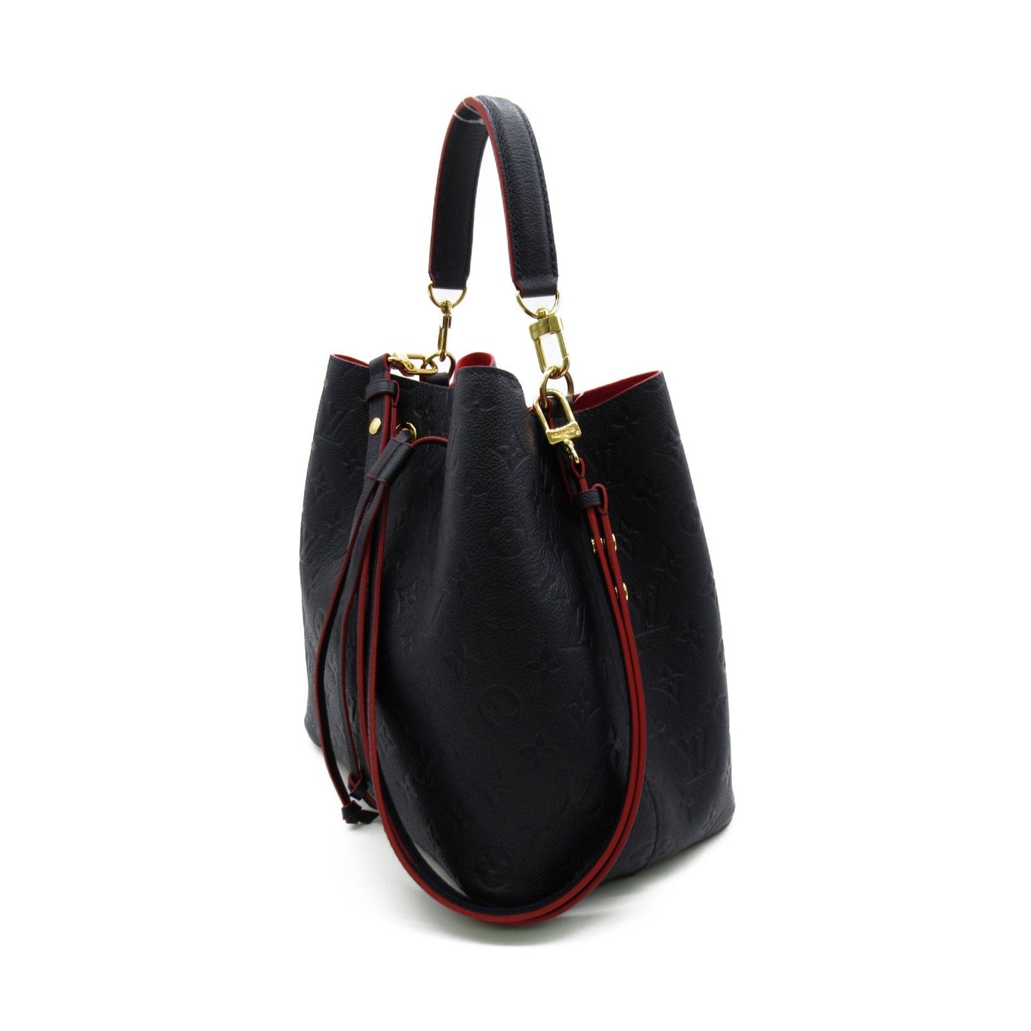 Louis Vuitton Neonoe Shoulder Bag Monogram Implant Marine Rouge