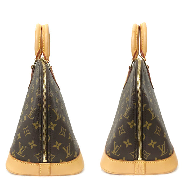 Louis Vuitton Alma Monogram Handbag Brown
