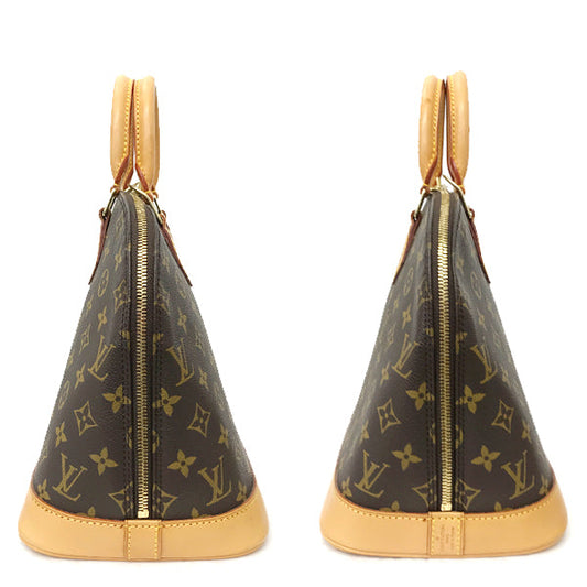 Louis Vuitton Alma Monogram Handbag Brown