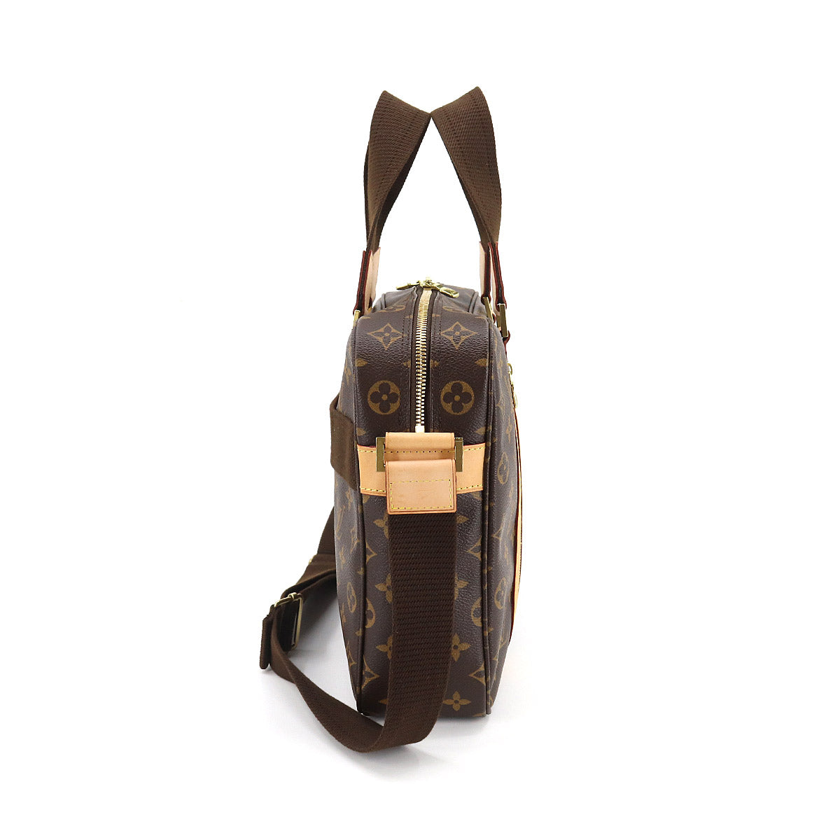 Louis Vuitton Monogram Sac Bosphore 2 Way Hand Shoulder Bag Brown