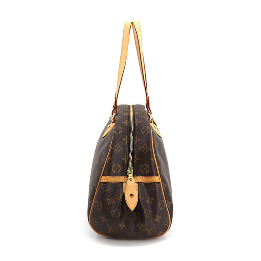 Louis Vuitton Monogram Montorgueil GM Shoulder Bag Brown Gold Hardware