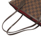 Louis Vuitton Damier Neverfull MM Tote Bag Brown