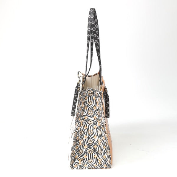Louis Vuitton 2 Way Monogram Jungle On The Go GM Tote Bag Orange/White