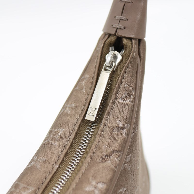 Louis Vuitton Little Boulogne Monogram Satin Noir Handbag