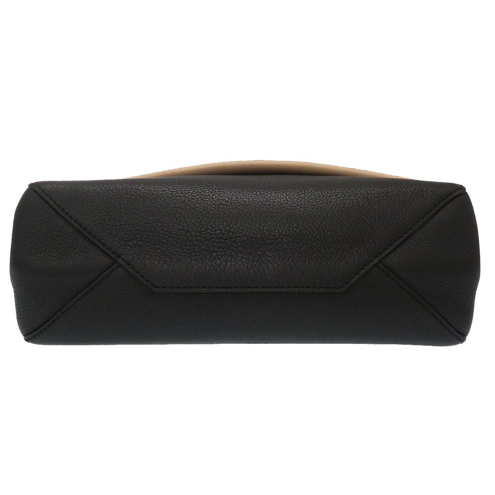 Louis Vuitton Lock Me Cartable Leather Vanilla Noir Black