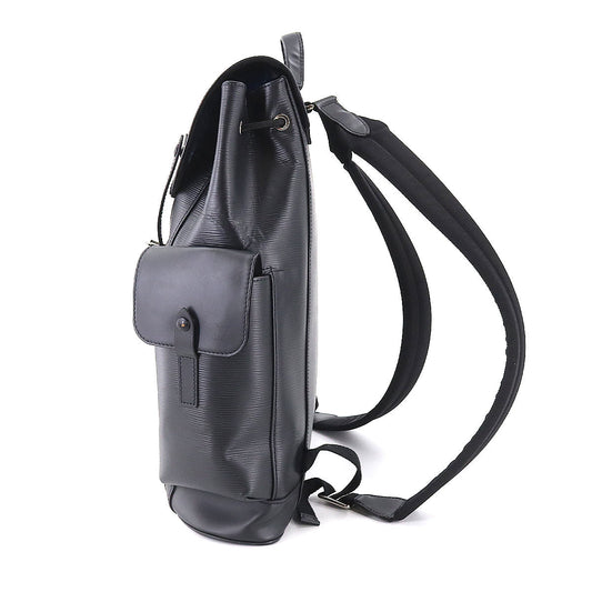 Louis Vuitton Epi Christopher PM Backpack Rucksack Leather Noir