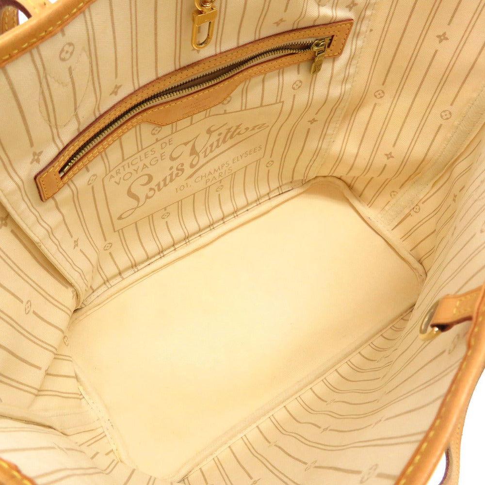 Louis Vuitton Damier Azur Neverfull MM Tote bag White