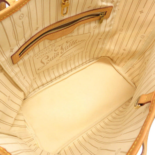 Louis Vuitton Damier Azur Neverfull MM Tote bag White