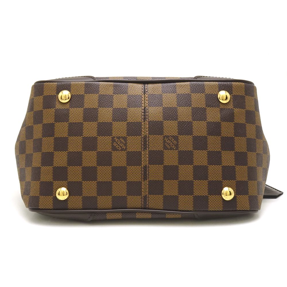 Louis Vuitton Damier Verona PM Ebene Handbag Brown