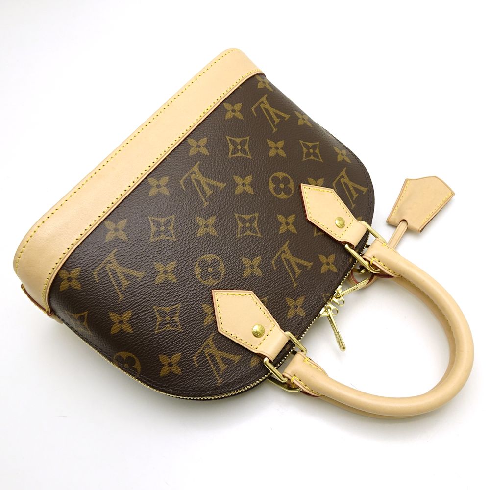 Louis Vuitton Monogram Alma BB Brown 2WAY Handbag