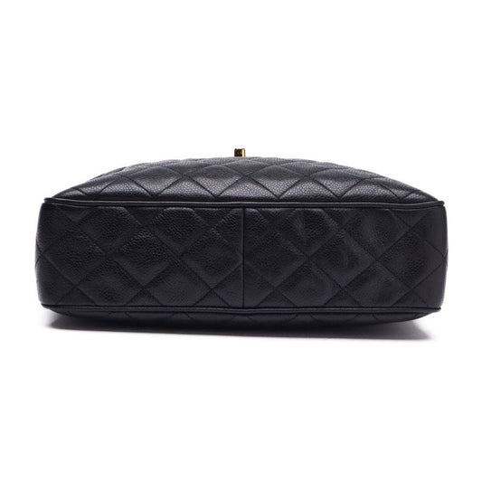 Chanel Matelasse Chain Gold Hardware Shoulder Bag Black