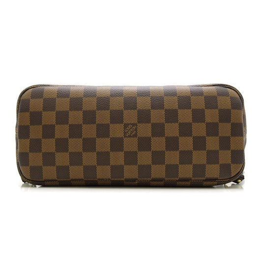Louis Vuitton Damier Neverfull PM Ebene Tote Bag Brown