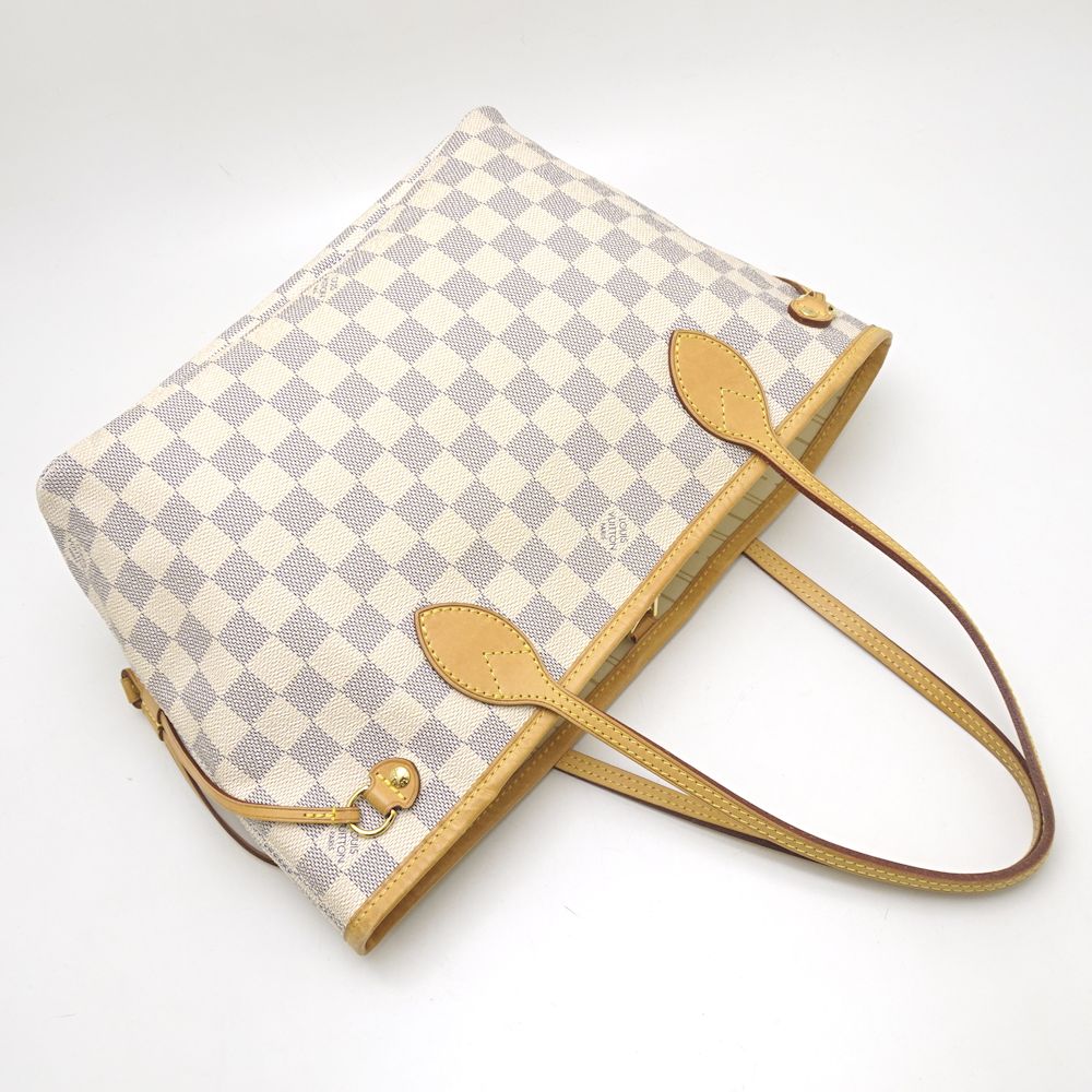 Louis Vuitton Damier Azur Neverfull PM Tote Bag