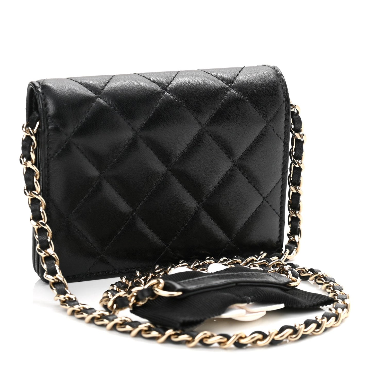 Chanel Caviar CC Shoulder Bag Black