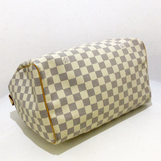Louis Vuitton Speedy 30 Handbag Azure Damier