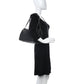 Caviar Diagonal Ligne Tote Black
