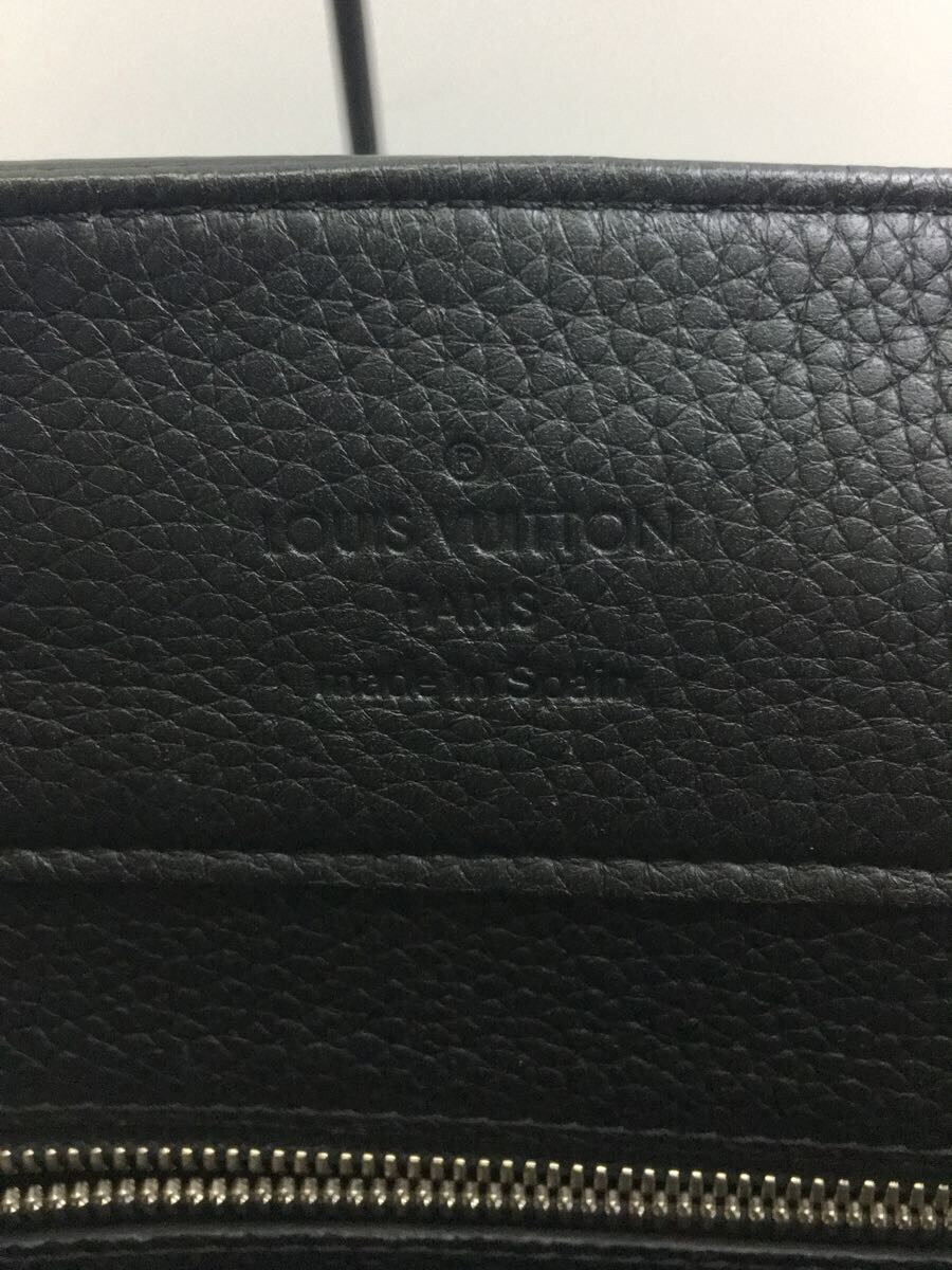 Louis Vuitton Canva Voyage Cuir Taurillon Noir Leather