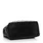 Lambskin Quilted Shopping Tote Black