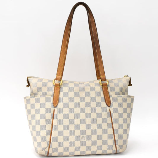 Louis Vuitton Totally PM Tote Shoulder Bag Damier Azur Ivory