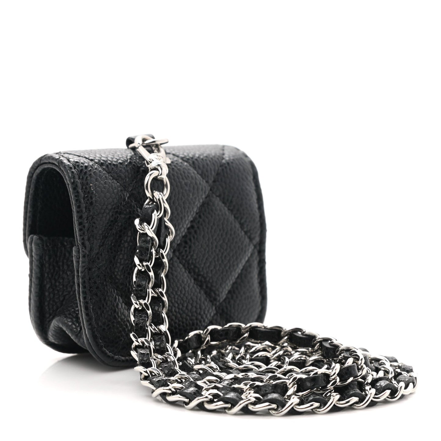 Caviar Quilted Airpods Pro Case Black