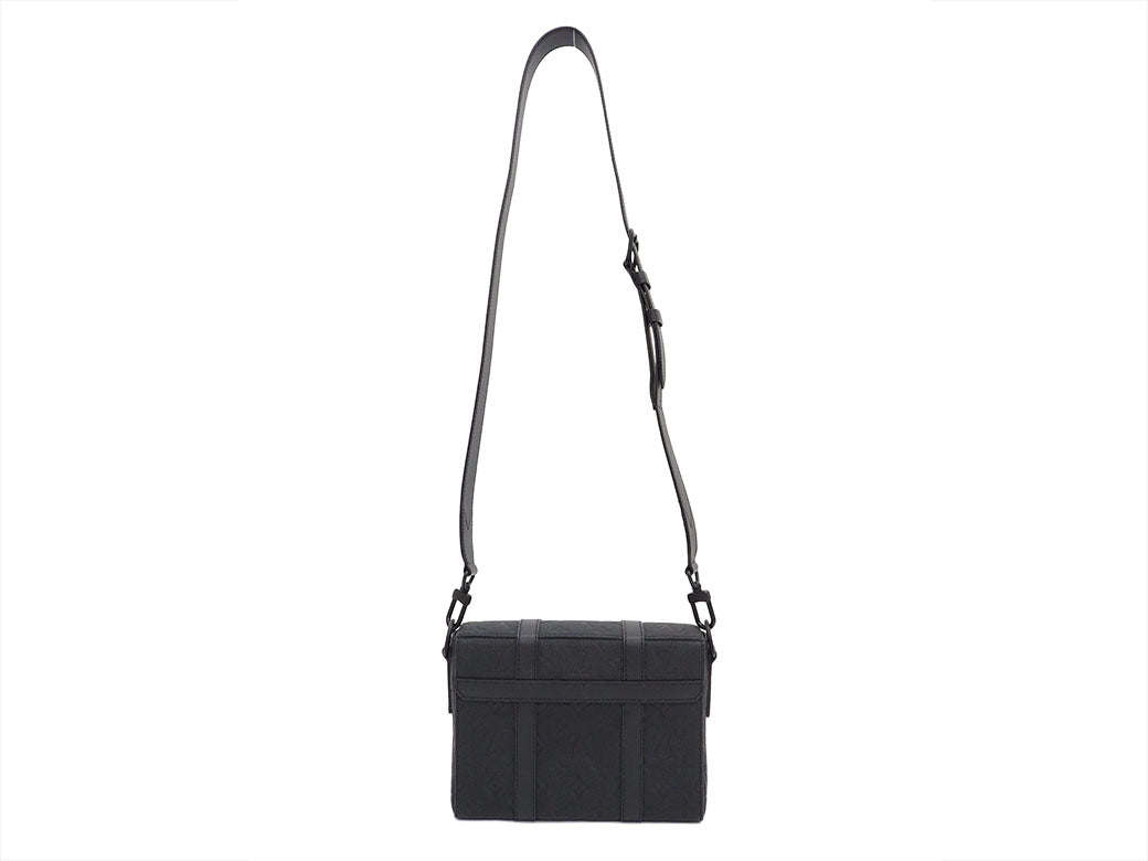 Louis Vuitton Trunk Messenger PM Taurillon Monogram Shoulder Bag Black